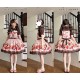 Dream Whale Strawberry Chocolate Blouse Salopette JSK and OP(Pre-Order/Full Payment Without Shipping)